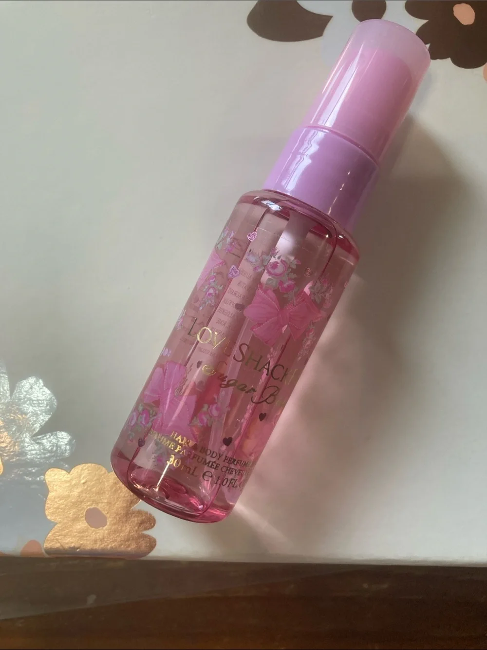 LoveShackFancy Sugar Blush Body Mist Travel Size